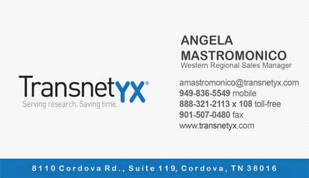 TransnetYX Western Regional Sales Manager