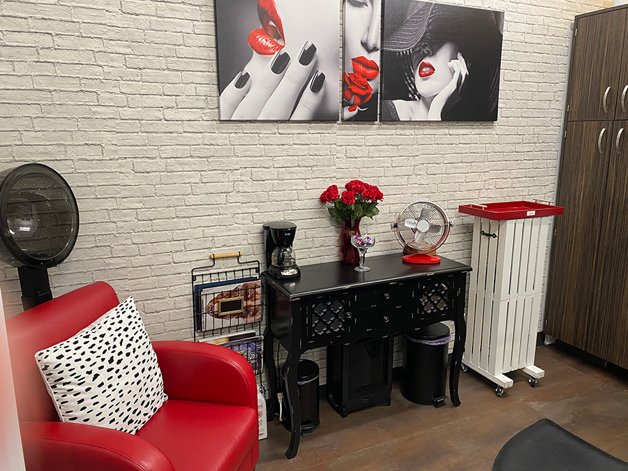 Interior of Artimes Hair Salon